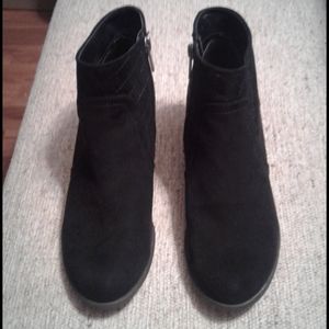 Ladies Black Suede Boots by Unisa